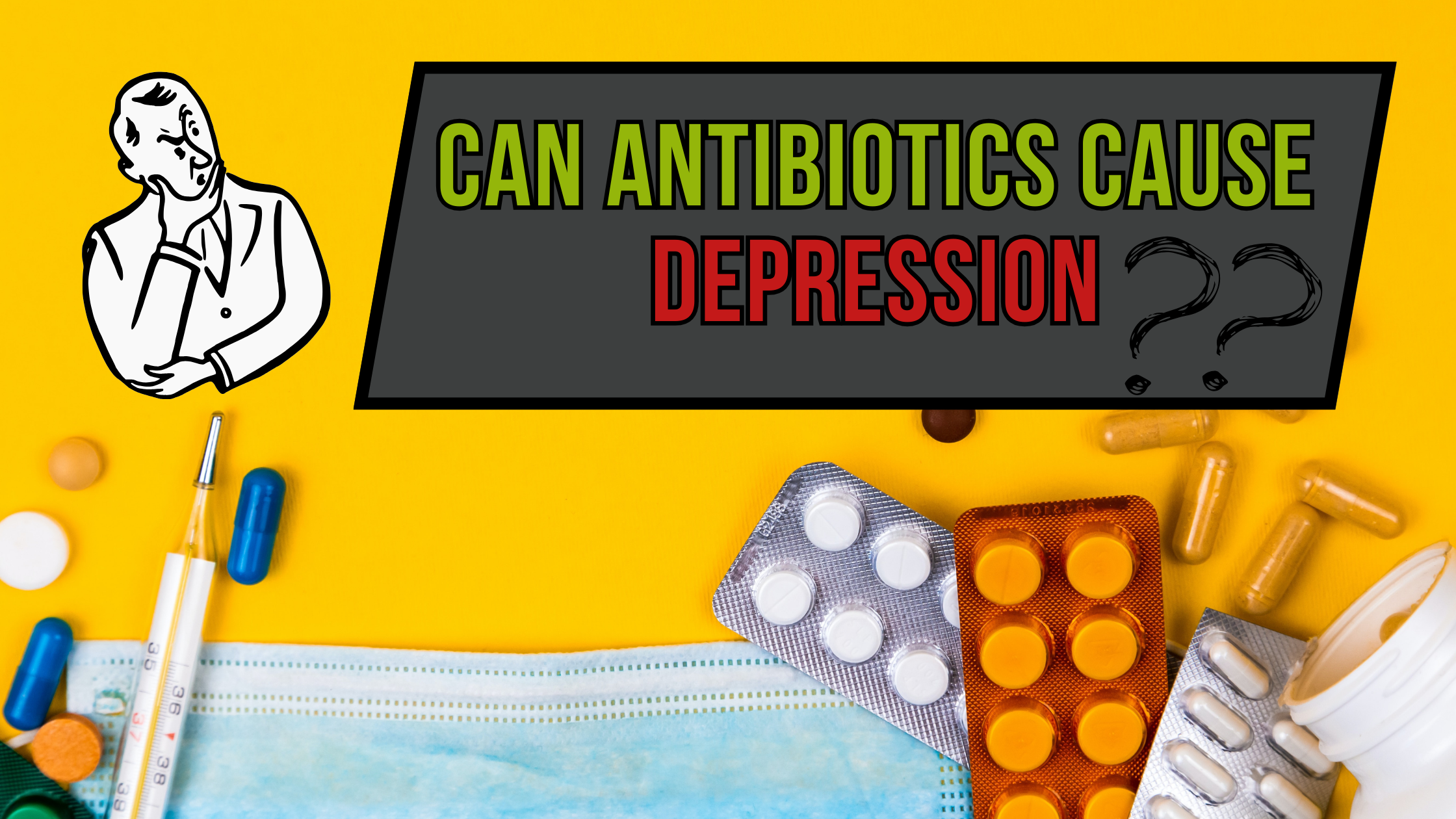 Can antibiotics cause depression