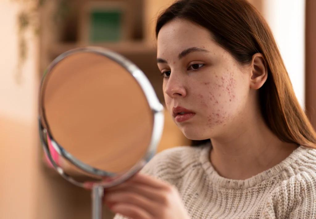 can depression cause acne