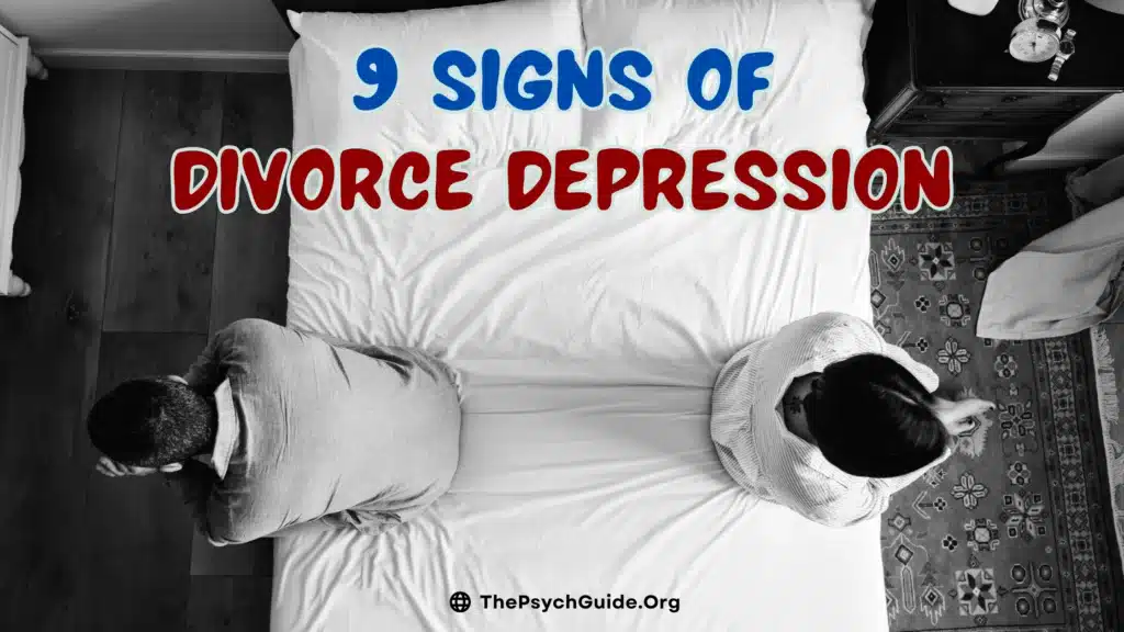Divorce depression symptoms