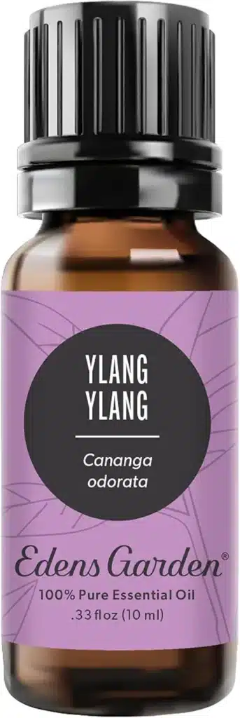 A bottle of ylang ylang essential oil